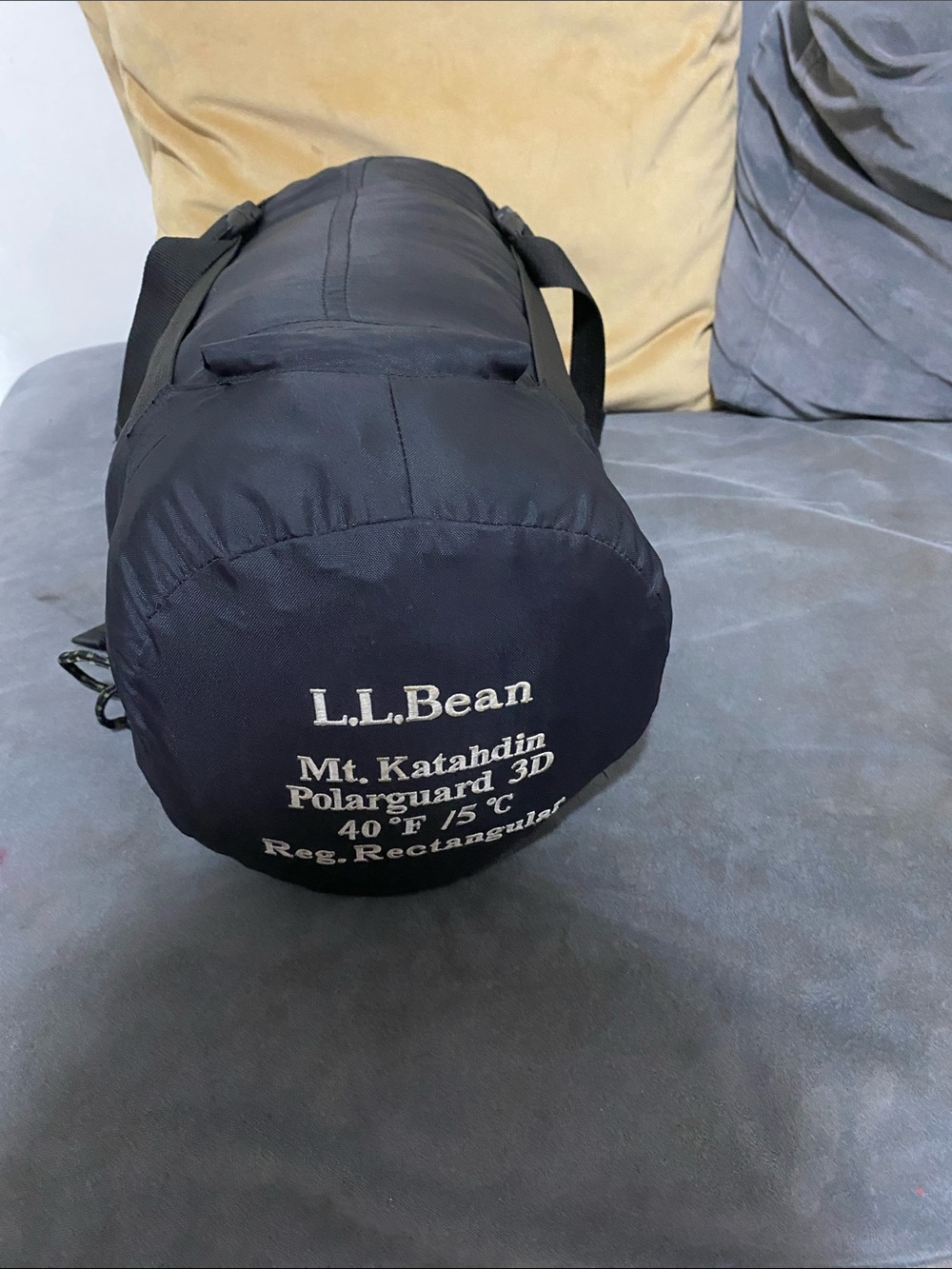 L.L.Bean Black Mt. Katahdin Polarguard 3D Sleeping Bag